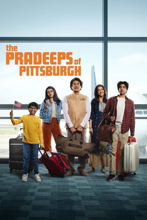 poster of The Pradeeps of Pittsburgh (2024) Season 1 Hindi Dubbed Series