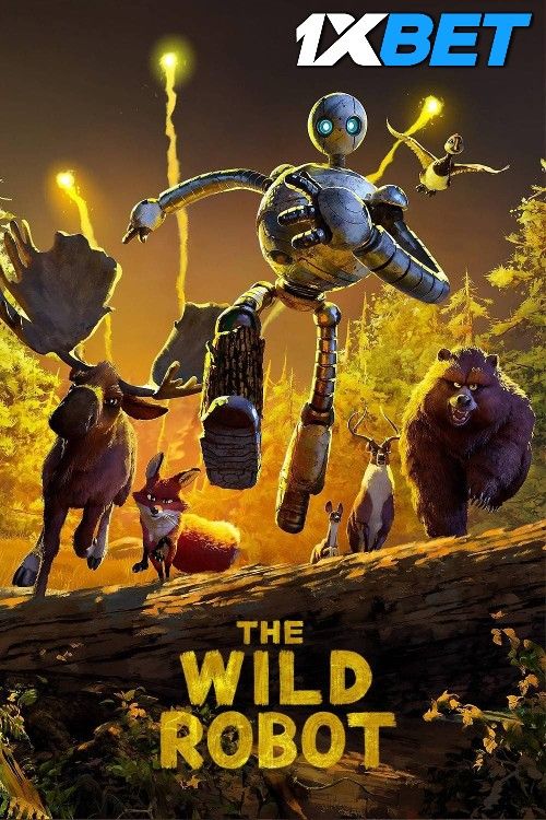 poster of The Wild Robot (2024) Hindi Dubbed Movie